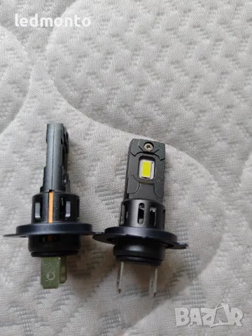 мини H7 LED Крушка за Автомобилни Фарове - 120W, 12V, 6500K, Безжична, Turbo LED, снимка 6 - Аксесоари и консумативи - 47260964