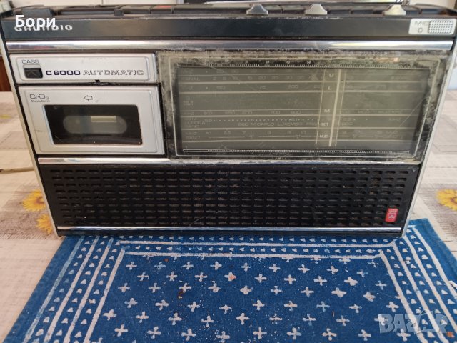 GRUNDIG C 6000 Радиокасетофон 1974г, снимка 3 - Радиокасетофони, транзистори - 42145330