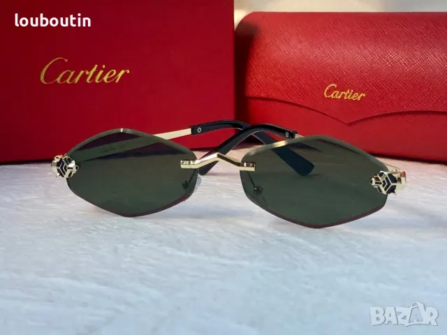 Cartier 2024 дамски слънчеви очила ромб 3 цвята, снимка 15 - Слънчеви и диоптрични очила - 47931090