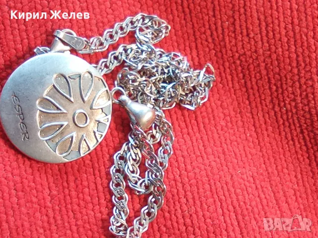 ESPER БУТИКОВ СРЕБЪРЕН ПЕНДАНТ със СРЕБЪРНО КОЛИЕ ВЕРИЖКА СРЕБРО 925 РЪЧНА АРТ ИЗРАБОТКА 49839, снимка 13 - Колиета, медальони, синджири - 49247950