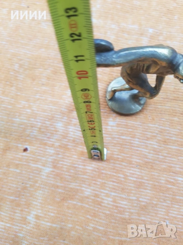 Бронзова пластика статуетка Дискохвъргач, снимка 4 - Антикварни и старинни предмети - 53277045