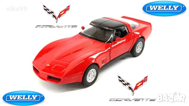 WELLY 1982 CHEVROLET Corvette Coupe