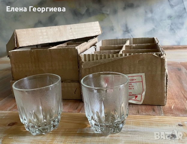 12 броя чаши “Кварц” Сливен първо качество.