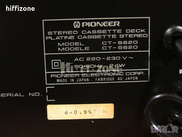  Pioneer ct-s620 /2  ДЕК , снимка 9 - Декове - 44323507