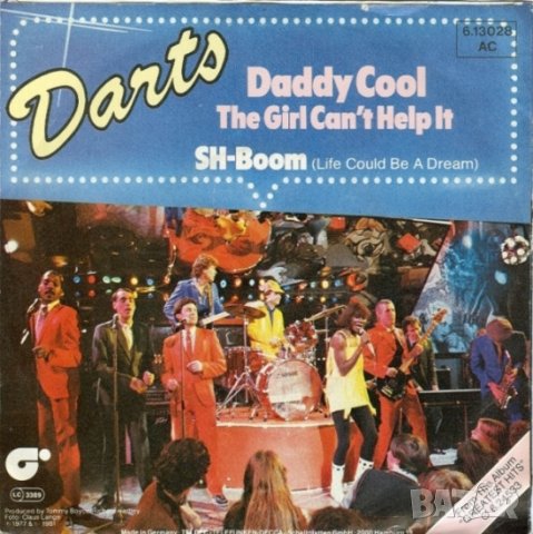 Грамофонни плочи The Darts – Daddy Cool / The Girl Can't Help It 7" сингъл