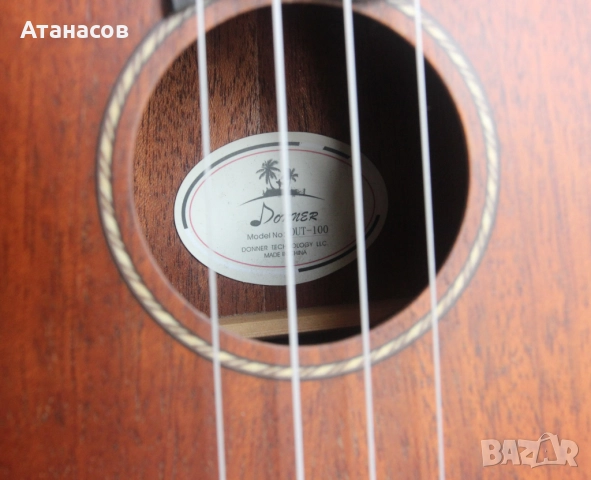 Укулеле Donner Ukulele Mahogany концертно, снимка 7 - Струнни инструменти - 51649257