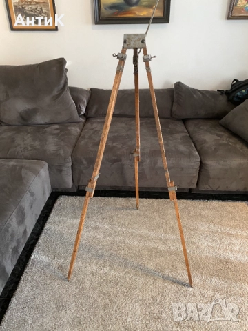 Дървена Тринога Статив Трипод, снимка 3 - Антикварни и старинни предмети - 51592618