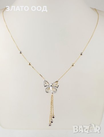 ДАМСКИ ЗЛАТНИ КОЛИЕТА 14К, снимка 5 - Колиета, медальони, синджири - 18446443