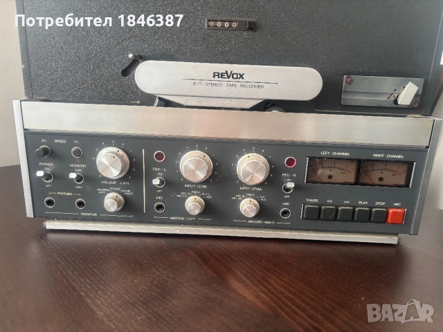 Ролков магнетофон Revox B 77, снимка 2 - Декове - 52503019