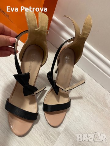 Дамски сандали с папионки 38,39, снимка 10 - Сандали - 25968880