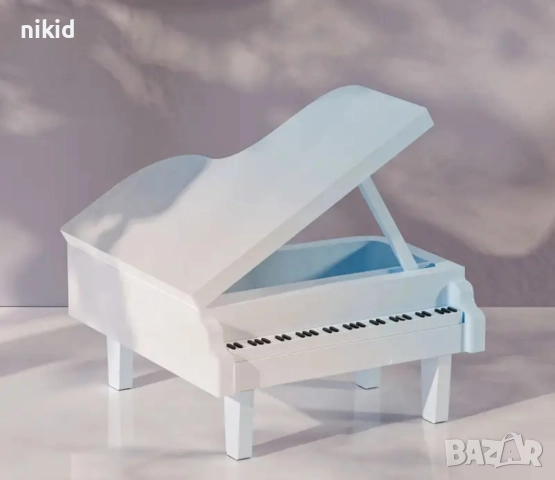 3D пиано части силиконов молд форма смола гипс шоколад фонсан декор, снимка 2 - Форми - 52701816