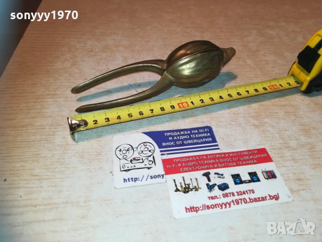 месингова антика-орехотрошачка 2912201525, снимка 11 - Колекции - 31251270