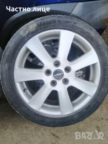 4Бр. Алуминиеви джанти Борбет 17" 5х112 , снимка 9 - Гуми и джанти - 52951002