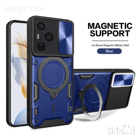 Honor 400 Pro / 400 Lite / 400 / GIANT RING Удароустойчив кейс гръб калъф с пръстен