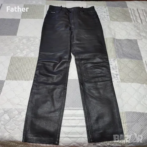 Нов кожен мото панталон AKITO  размер 34 