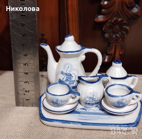 Порцеланова миниатюра Delft, снимка 3 - Други - 40683140