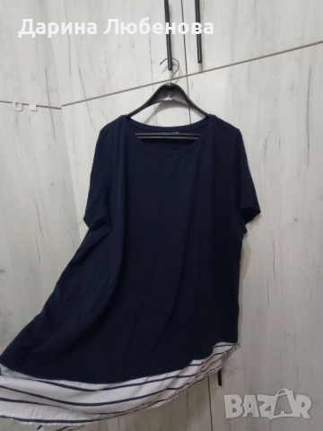 Памучна туника 4ХЛ, снимка 3 - Туники - 51634537
