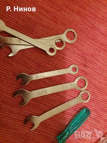 комплект инструменти отвертка фазомер френски ключ гаечни ключове, снимка 3 - Ключове - 31473787