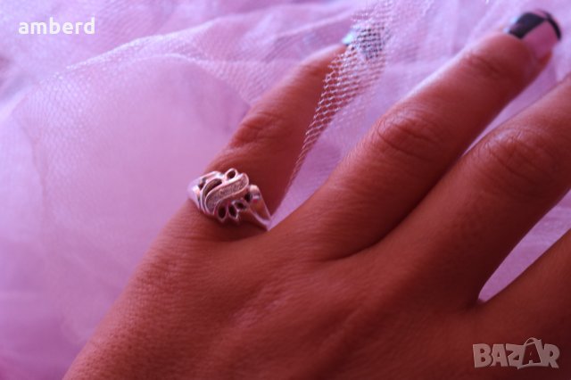 Сребърен пръстен - модел КR456, снимка 3 - Пръстени - 35081671