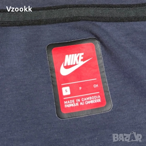 Мъжко горнище Nike Tech Fleece | S размер, снимка 4 - Суичъри - 52871559