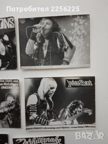 ЛОТ стари картички на метъл групи (лот 4), снимка 3 - Колекции - 49879911