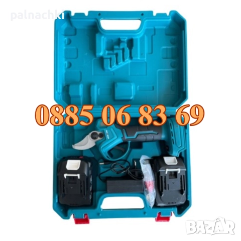 Акумулаторна лозарска ножица 36V 8Ah, Градинска акумулаторна ножица с дисплей, снимка 3 - Градинска техника - 51232964