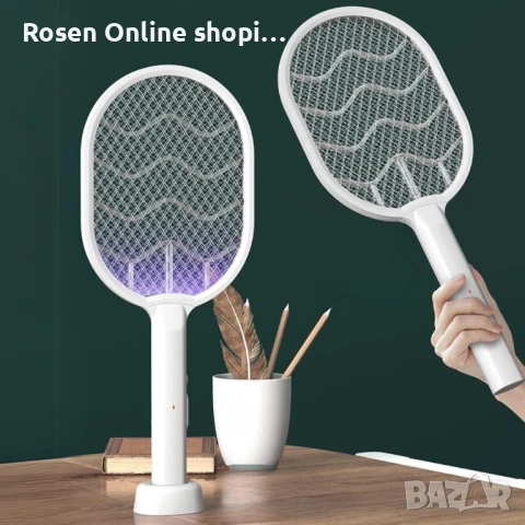 Електрическа палка за унищожаване на комари,мухи,молци и всякакви насекоми с вградена батерия, снимка 3 - Други - 50474313