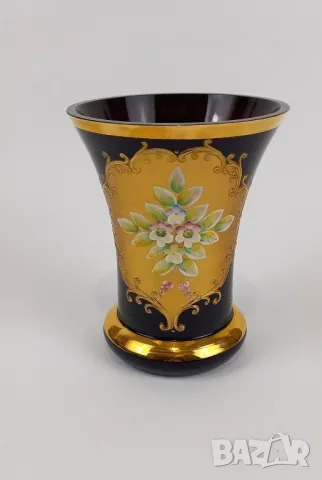 Стъклена ваза Бохемия