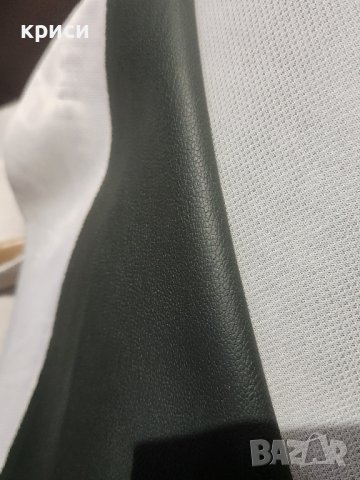 Изкуствена кожа за тапицерия тъмно зелена, снимка 2 - Платове и дамаски - 42417538