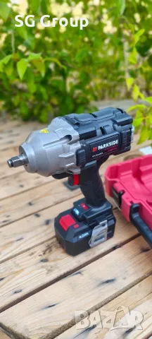 Чисто нов Акумулаторен Гайковерт Parkside Performance 20V  +батерия 4Ah и зарядно(с Куфар), снимка 5 - Винтоверти - 55895184