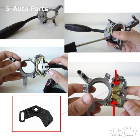 Детайл за превключвател на кормилна колона на Mercedes CLC-Class CL203 (2000-2011), снимка 3 - Части - 54145439