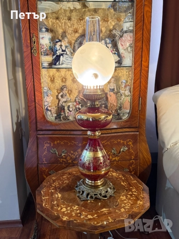 Старинни италиански лампи, снимка 4 - Настолни лампи - 52509870