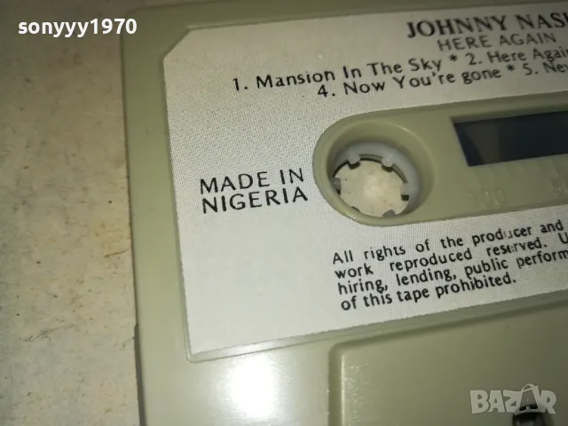 JOHNNY NASH-ORIGINAL TAPE 1612240834, снимка 13 - Аудио касети - 48362285