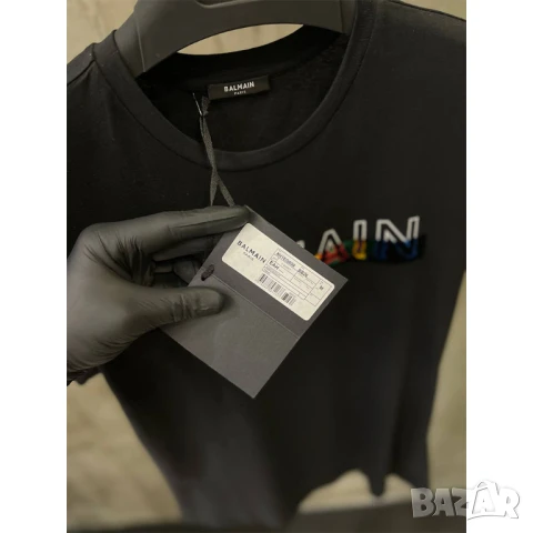 👕 Balmain Paris – Оригинална мъжка тениска, снимка 3 - Тениски - 50954663