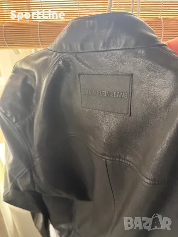 Кожено яке Calvin Klein , снимка 4 - Якета - 48468734