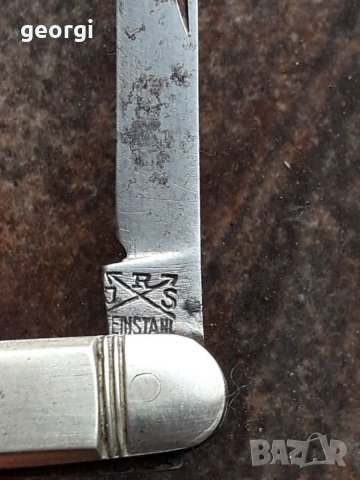 Стар немски мини джобен нож, снимка 8 - Колекции - 31024939