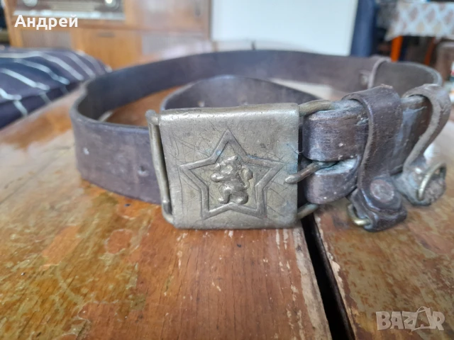 Стар Военен колан #13, снимка 2 - Антикварни и старинни предмети - 50658361