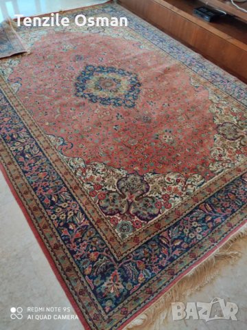 Персийски килим , снимка 4 - Антикварни и старинни предмети - 30573199