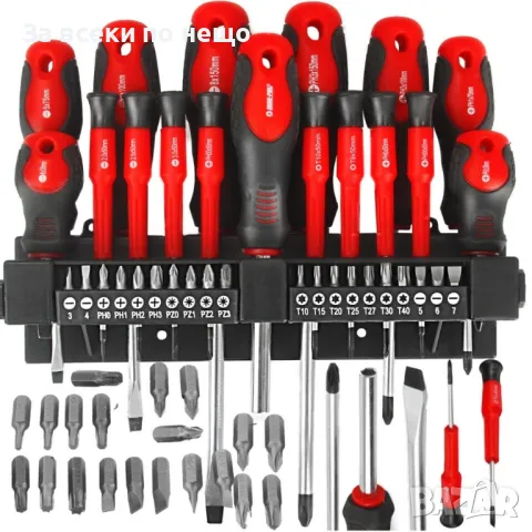 Комплект отвертки и битове 37 части Mar-Pol