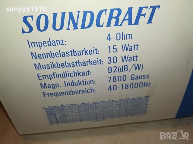 CONRAD-SOUNDCRAFT-ТОНКОЛОНИ 2БР ВНОС ГЕРМАНИЯ 2807221158, снимка 7 - Тонколони - 37522486