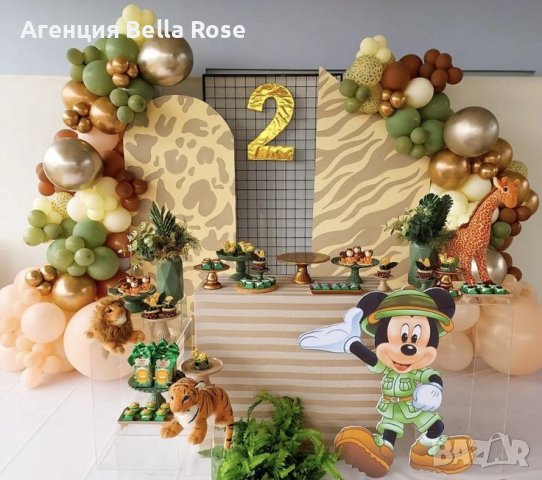 Украса с балони Мики маус Рожден ден Бал Юбилей, снимка 2 - Декорация - 44193115
