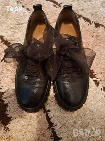 Дамски обувки от естествена кожа , снимка 2 - Дамски ежедневни обувки - 54040439