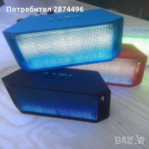 Bluetooth колонка за телефон с LED/USB/FT, снимка 3 - Bluetooth тонколони - 30915839