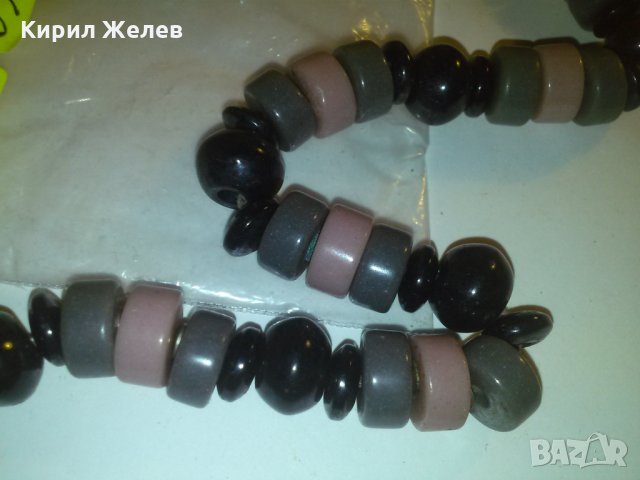 СТАРО ГРАДСКО БИЖУ КОЛИЕ УКРАШЕНИЕ от ОБРАБОТЕНИ КАМЪЧЕТА 9154, снимка 6 - Колиета, медальони, синджири - 29721728