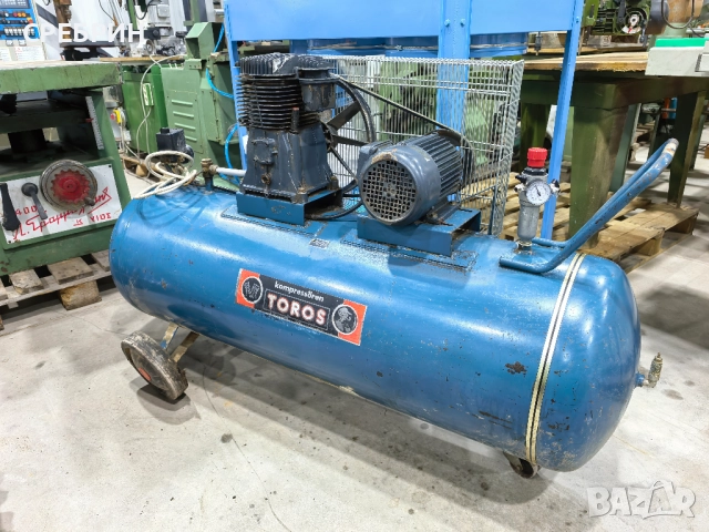 Компресор 200 лт 2,2 кв 375 лт в минута. , снимка 8 - Други машини и части - 52645783