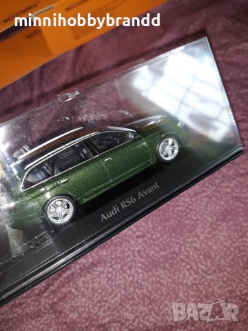 Audi A6 RS6 C6 AVANT 2007  GREEN METALLIC .  1.43  SCALE  MAXICHAMPS. TOP  TOP   TOP   MODEL., снимка 17 - Колекции - 42875474