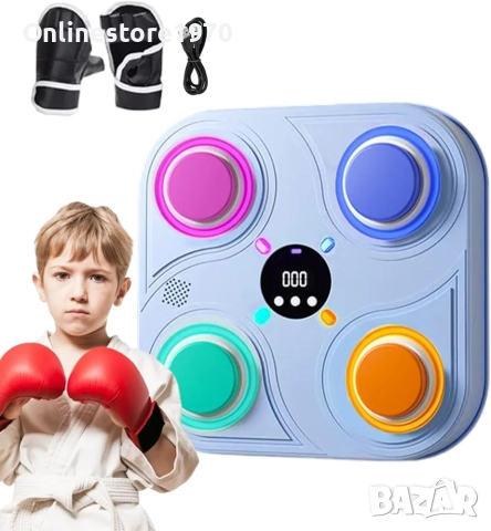 Музикална боксова машина, Bluetooth връзка, удари, интерактивни ефекти -25% Коледно намаление , снимка 3 - Електрически играчки - 52807736
