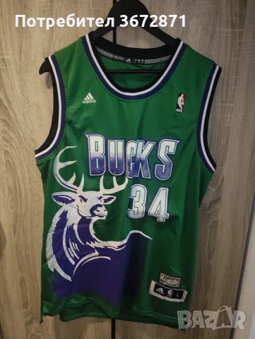 Milwaukee Bucks — Ray Allen размер L, снимка 2 - Ризи - 56481619