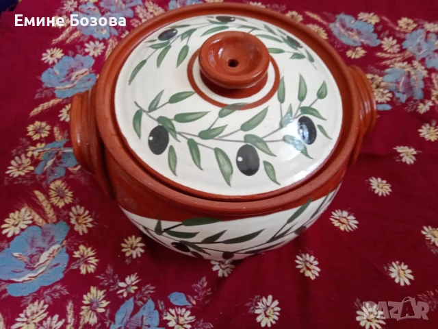 ГЮВЕЧ КЕРАМИЧЕН  ,и за декорация, снимка 2 - Други стоки за дома - 50728092