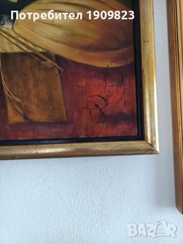 Стара маслена картина , снимка 2 - Картини - 49869106